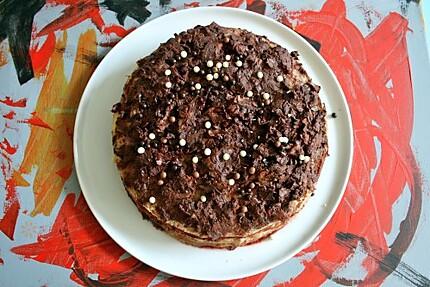 Gâteau d'anniversaire facile Mille crêpes caramel de fr