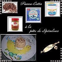 recette panna cotta aux spéculoos