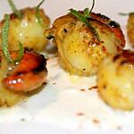 recette Noix de saint Jacques Express au curry