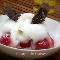 recette Coupe de fraises