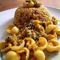 recette Calamars sautés ou "Koonthal Barve" pour un petit voyage au Kerala