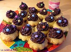 cupcakes smarties plat