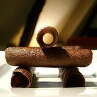 recette Cigarettes chocolat....
