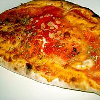 recette Pizza calzone tomate mozzarella