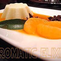 recette Panna cotta et son élixir de mandarines