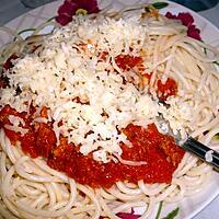 recette spaghetti bolognaise