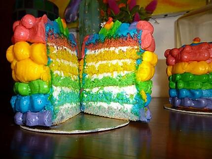 Rainbow Cake de V&eacute;ronique Et La Chouquetterie