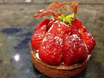 tarte aux fraises de Véronique Et La Chouquetterie