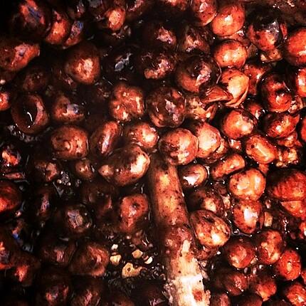 sablage du pralin de Véronique Et La Chouquetterie