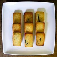 recette Financiers au basilic...