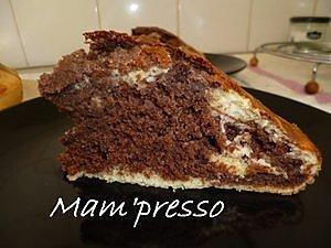 Gâteau marbré (sans beurre ni huile)