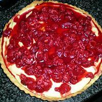 recette Tarte aux limes et framboises