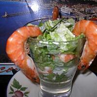 recette COCKTAIL DE CREVETTES