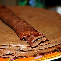 recette Crêpes au chocolat