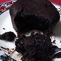 recette Fondant chocolat,au coeur coulant...