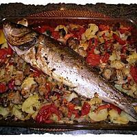 recette loup de mer au four