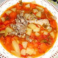 recette PETITE SOUPE QUEUE ET PIED DE COCHON