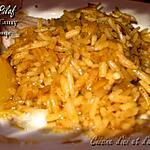 recette Riz pilaf au curry rouge