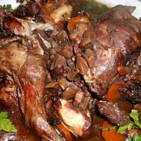 recette Civet de lapin au beaujolais