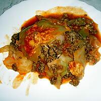 recette Lasagne de chou à ma façon