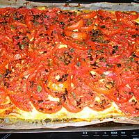 recette Tarte à la tomate et au cantal