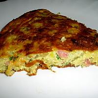 recette Omelette aux coquillettes façon tortilla