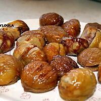 recette Marrons glacés (ou châtaignes glacées)