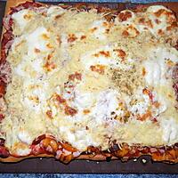 recette Maxi-pizza chorizo/poivrons