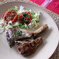 recette cotes agneau marinées  et a nancy