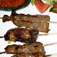 recette Brochettes Satay