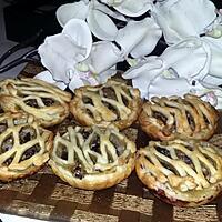 recette Minis tartes champignons de paris lard camembert