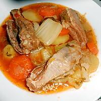 recette SOUPE A L'AGNEAU ET PETITS LEGUMES