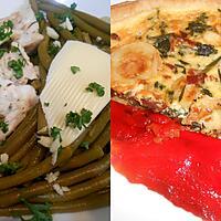 recette DUO DE RESTES POISSON ET QUICHE