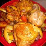 recette Tajine de cuisses de dinde aux légumes