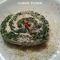 recette Roulades d'épinards au parmesan