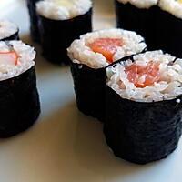 recette Maki (Maki sushi) – Maki fin (Hoso-maki)