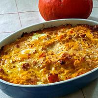 recette Gratin de potimarron aux blettes