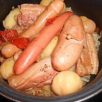 recette UNE PETITE CHOUCROUTE  à ma façon