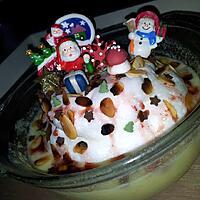 recette Ile Flottante de Noel au citron et framboises