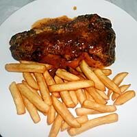 recette COTES DE PORC KETCHUP ORIGAN