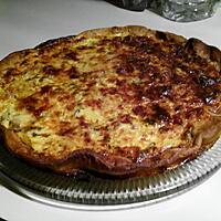 recette QUICHE LARDONS - OIGNONS -CHAMPIGNONS