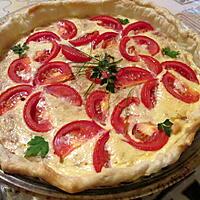 recette quiche au thon et tomate de Fanfan