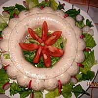 recette couronne de mousse au saint-Agur et aux noix