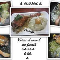 recette Cuisses de canard aux fenouils.