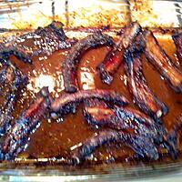 recette ribs (travers de porc) carameliser au four