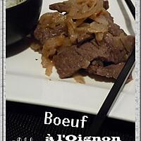 recette Boeuf à l'oignon