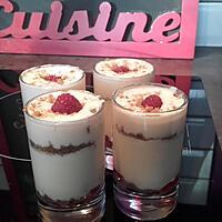 recette Tiramisu aux framboises spéculoos