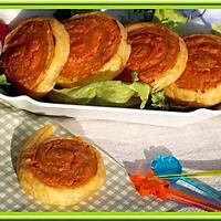 recette Roulés feuilletés aux Knackis