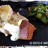 recette tartine au camembert