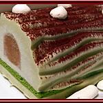 recette Bûche Pistache-Abricot-Passion